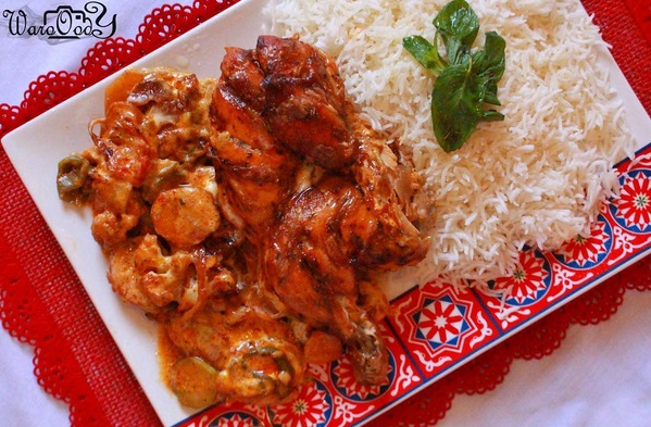 طريقة عمل صينية دجاج بالكريمة