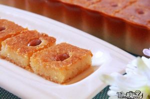 طريقة عمل بسبوسة الطازج