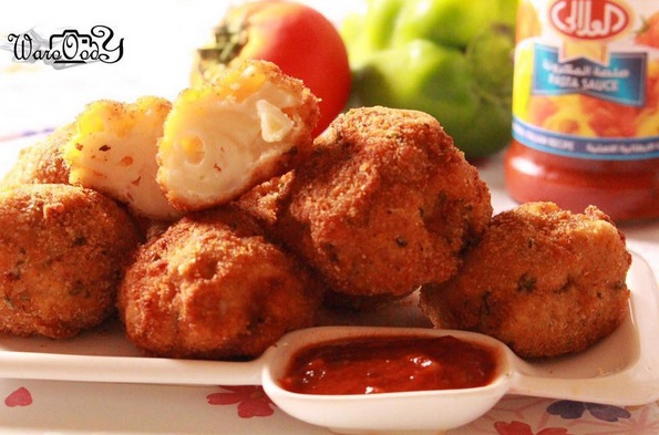 طريقة عمل كرات مكرونة