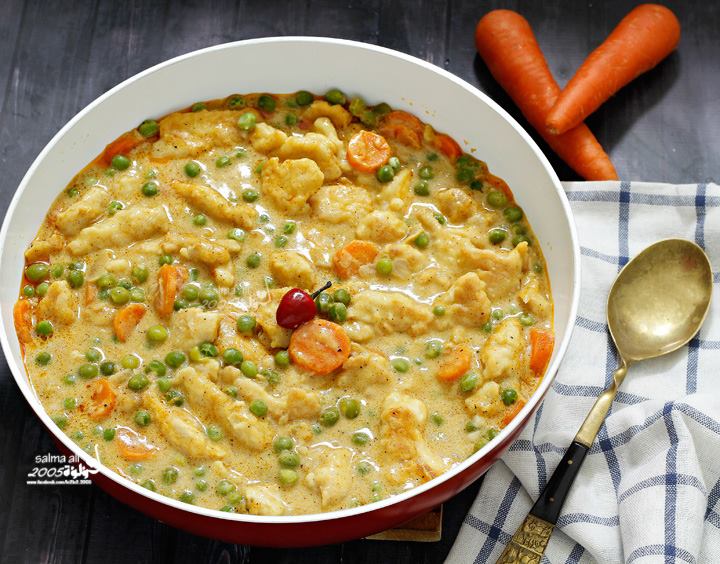 تشيكن ستروجانوف طريقة عمل الإستروجانوف