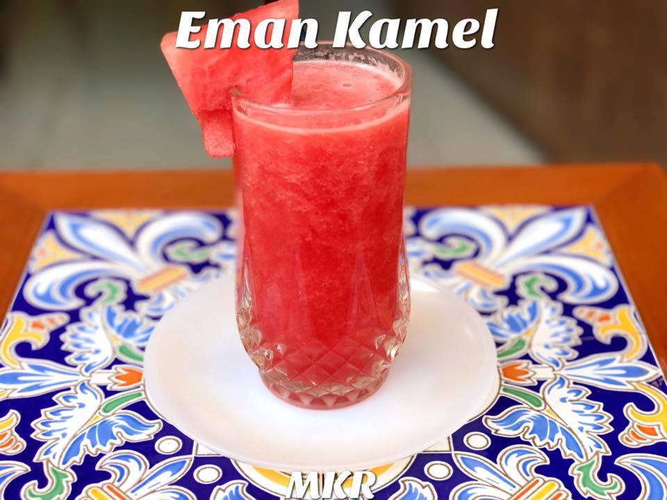 طريقة عمل عصير البطيخ الأحمر