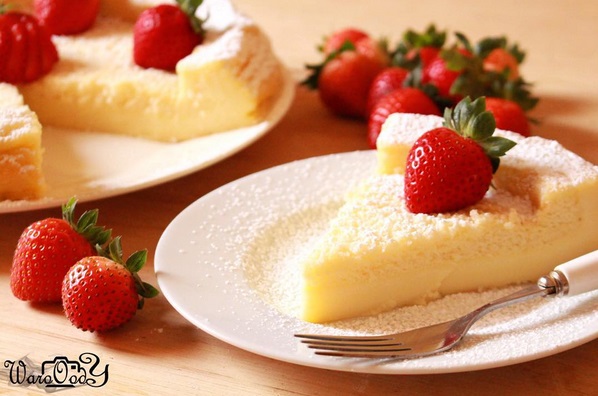 طريقة عمل الكيكة السحرية ( كيكة الكسترد )