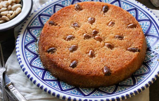 طريقة عمل الكنافة العادية طريقة عمل الكنافة العادية