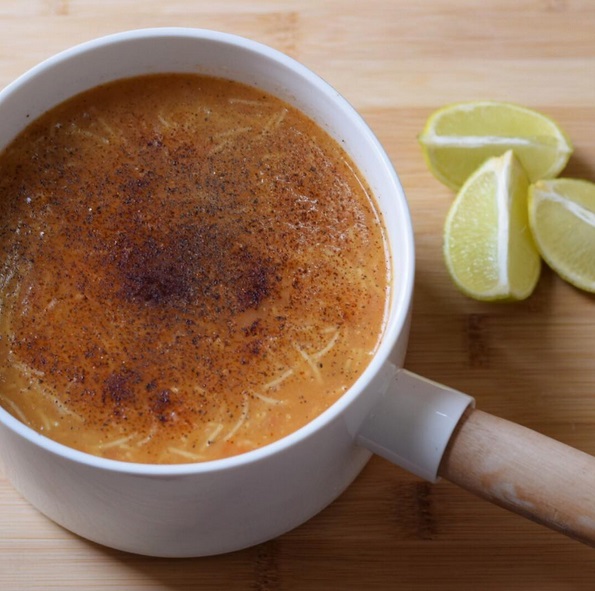 شوربة الدجاج السريعة