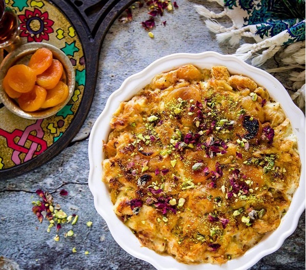 ام علي بالمشمشية من مطبخ آسيا عثمان طريقة عمل ام علي بالمشمشية من مطبخ آسيا عثمان