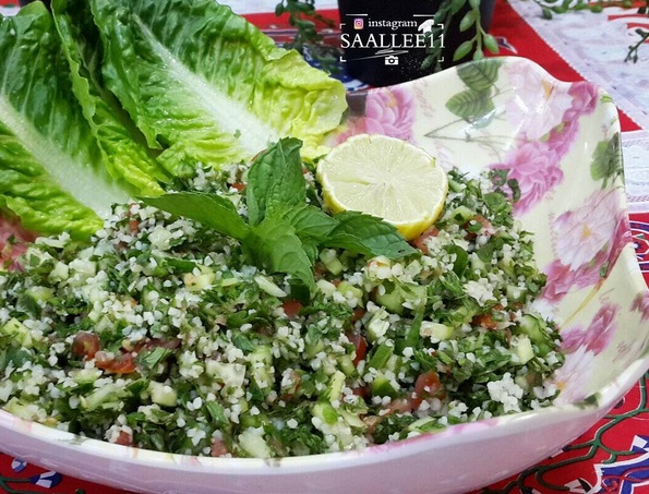 طريقة عمل سلطة تبولة لبنانية