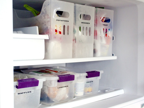 خطوات تنظيم و ترتيب فريزر الثلاجة