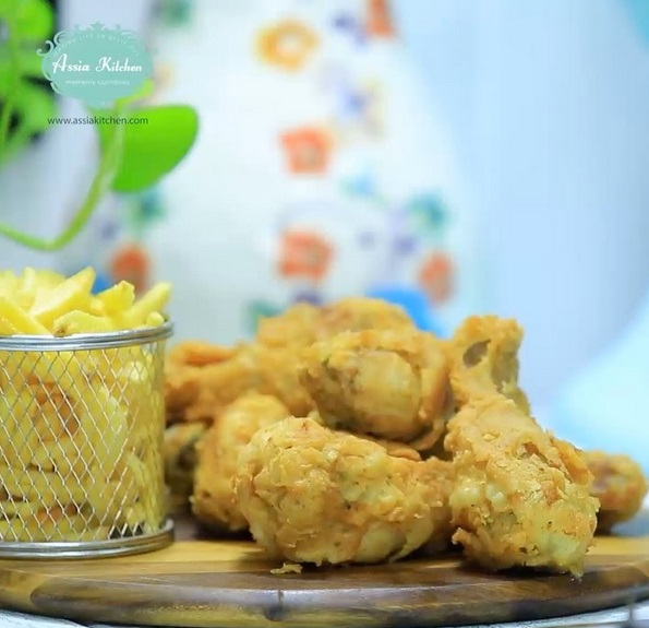 طريقة عمل دجاج بروستد سهل و سريع و بمكونات بسيطة
