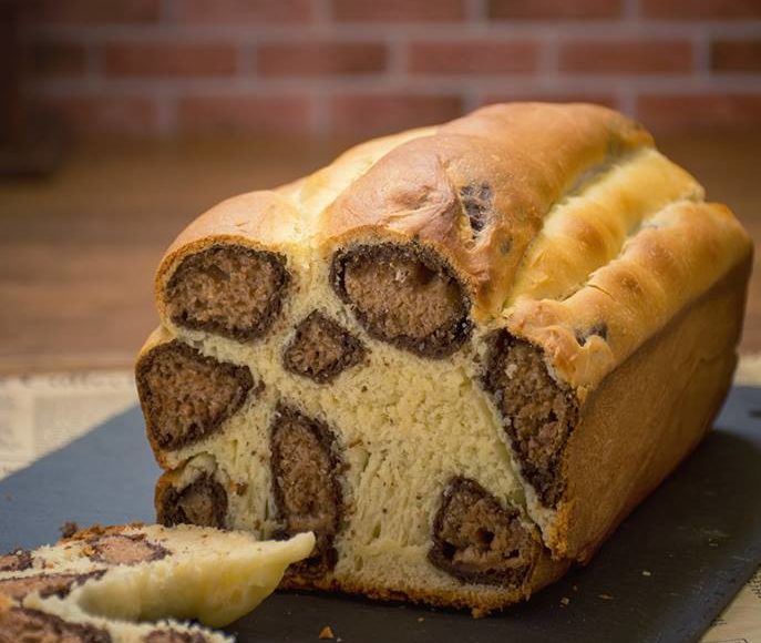 طريقة عمل خبز بنقشة جلد النمر leopard print bread