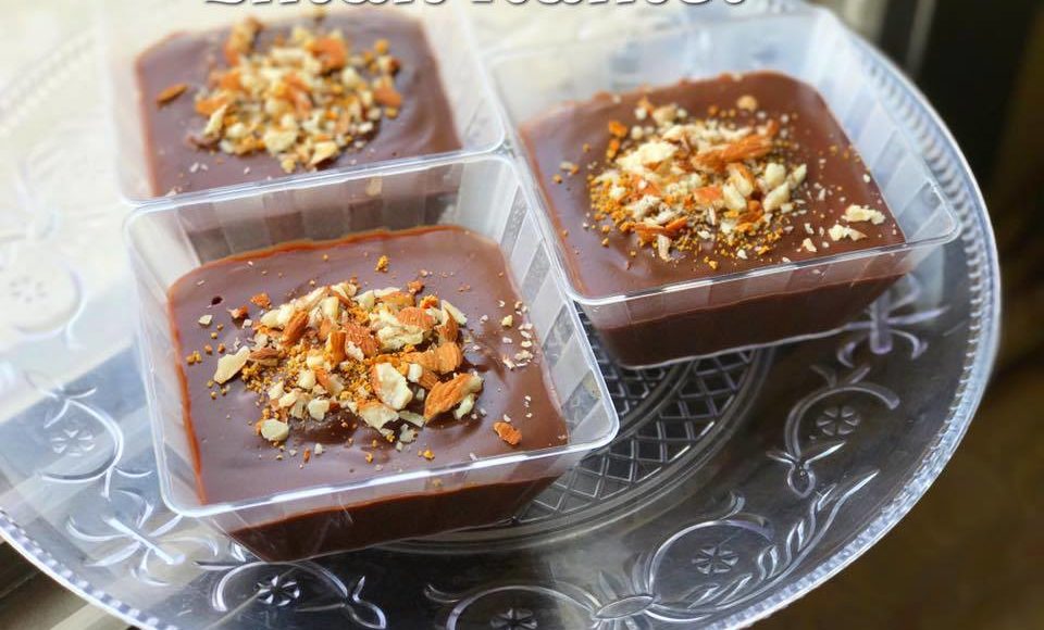 طريقة عمل كاسترد الشيكولاتة