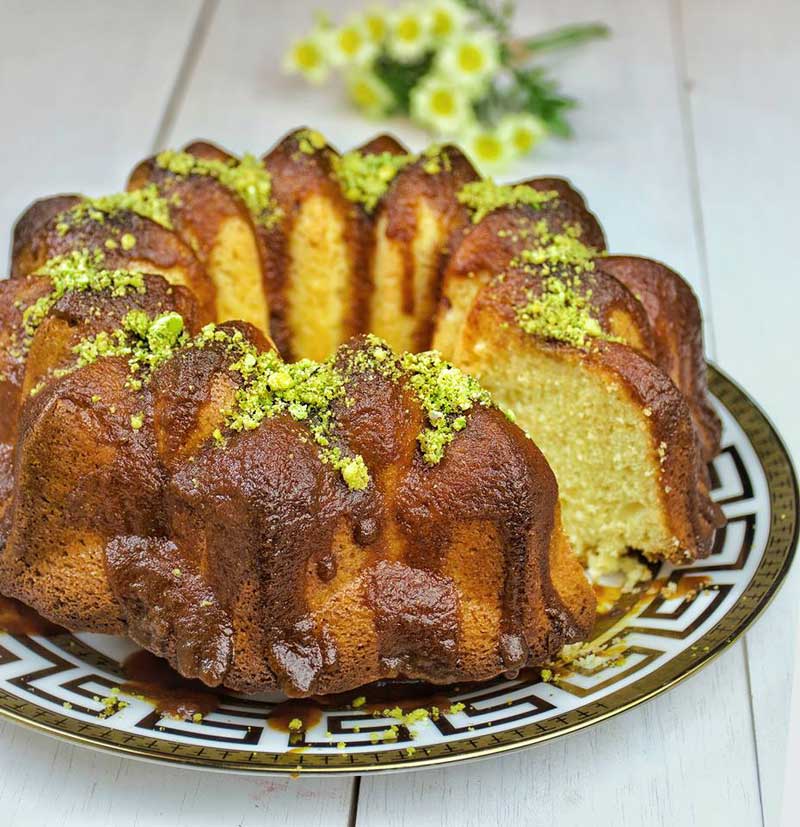 كيكة الزبادي و الكراميل كيكة الزبادي و الكراميل