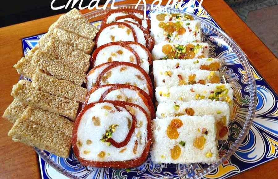 طريقة عمل اللديدة أو الحمام من حلويات المولد النبوي
