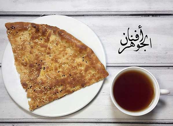 طريقة عمل خبز التميس بحشوة الجبن