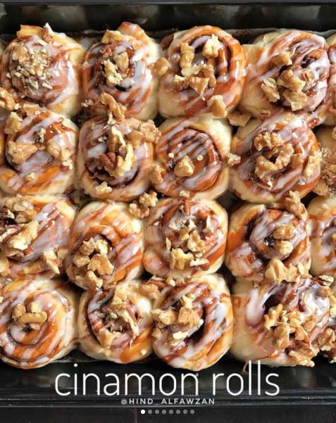 طريقة-عمل-لفائف-القرفة-والسكر-(-سينابون-رولز-) طريقة عمل لفائف القرفه الهشه والسكر ( سينابون رولز )