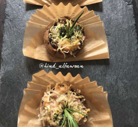 طريقة-عمل-الفطر-المحشي-بالدجاج طريقة عمل الفطر المحشي بالدجاج