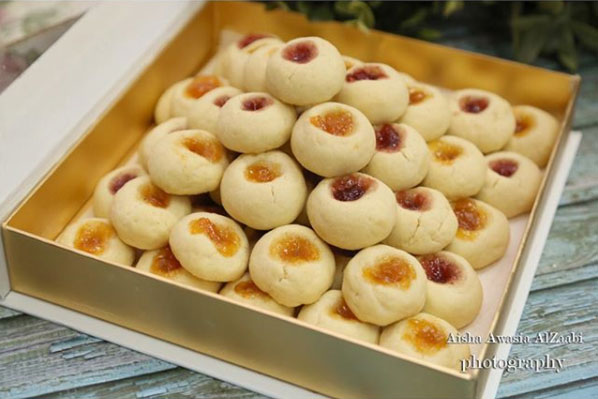 طريقة عمل بسكويت محشي مربى