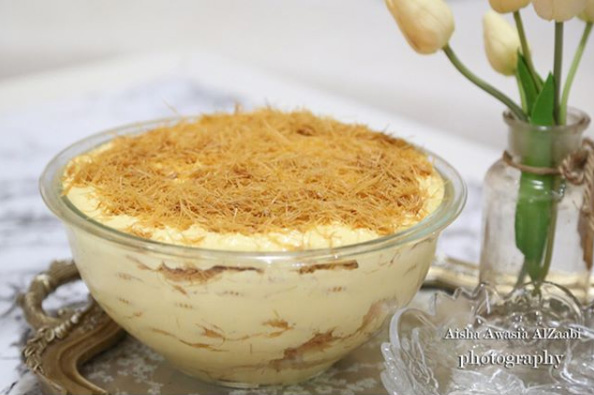 طريقة-عمل-ترايفل-الكراميل-بالشعيرية طريقة عمل ترايفل الكراميل بالشعيرية الباكستانية سهل