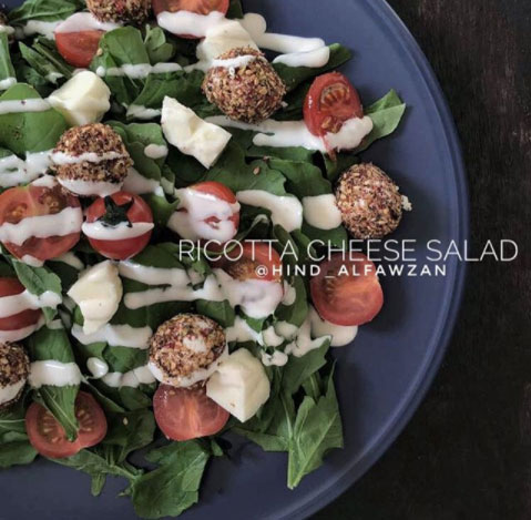 طريقة-عمل-سلطة-بجبن-الريكوتا-و-الجرجير طريقة عمل سلطة الجرجير بجبن الريكوتا