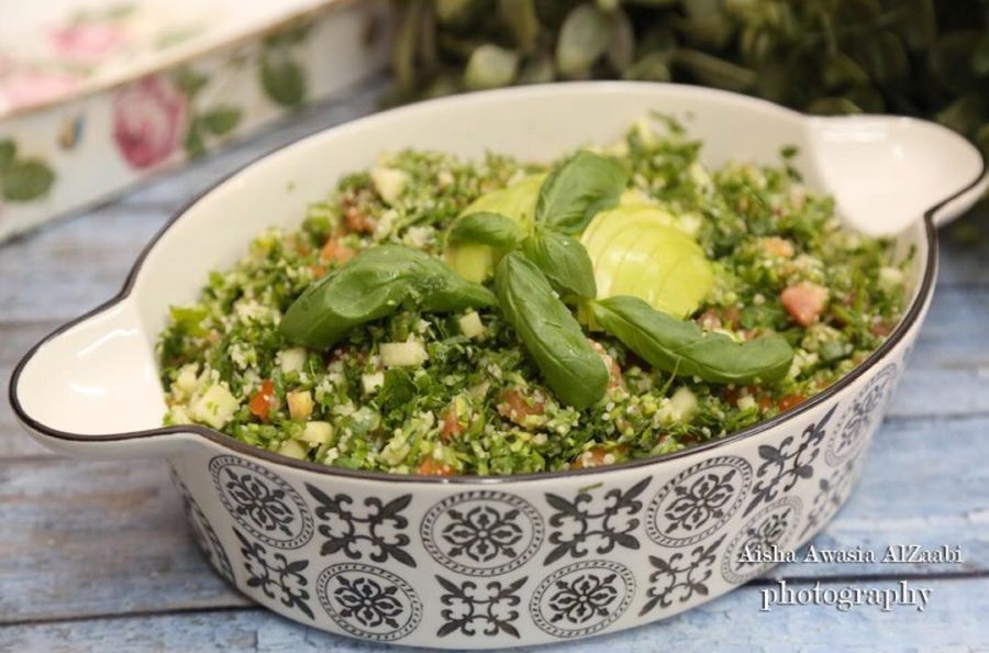 طريقة عمل تبولة بالتفاح الاخضر فروحة الامارات لذيذة