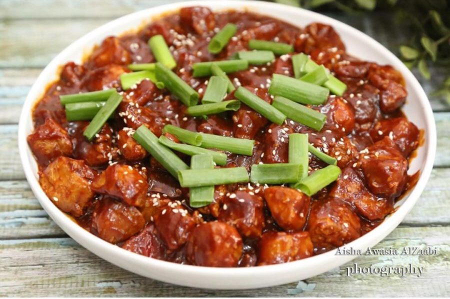 دجاج كندو الصيني بالسمسم من فروحة الامارات دجاج كندو الصيني بالسمسم من فروحة الامارات