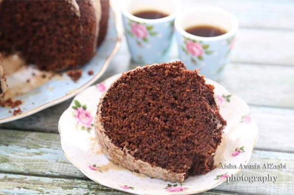 كيك الشوكلاته بالقرفه الهشه سهله وسريعه