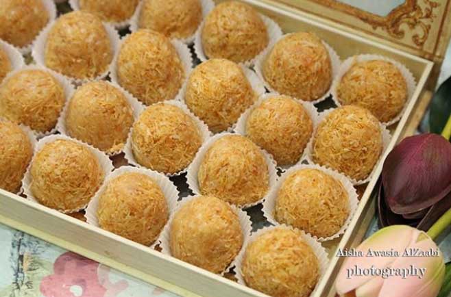 حلى الشعيريه الباكستانيه بالنستله و وجوز الهند