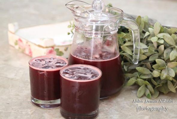 عصير الشمندر و الكرز المنعش و اللذيذ