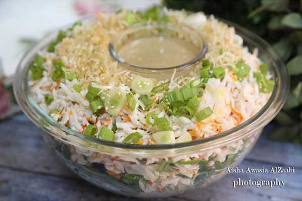 سلطة اصابع الكابوريا بالمايونيز لذيذة و سهلة التحضير