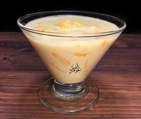 طريقة عمل حلى كاسات المانجو البارد و السريع