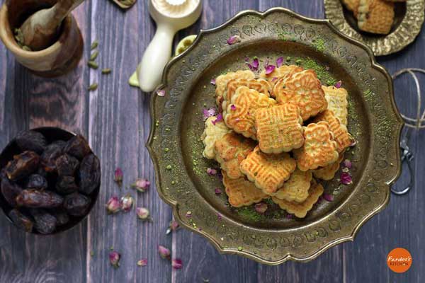 معمول التمر بالسميد السوري هش و لذيذ