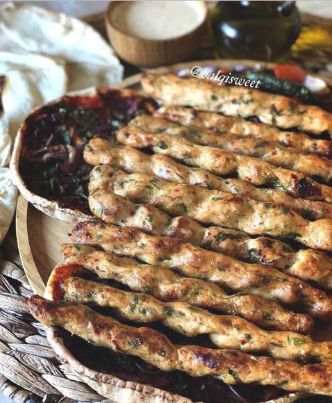 طريقة عمل كباب الدجاج المشوي بالفرن لذيذ و سهل