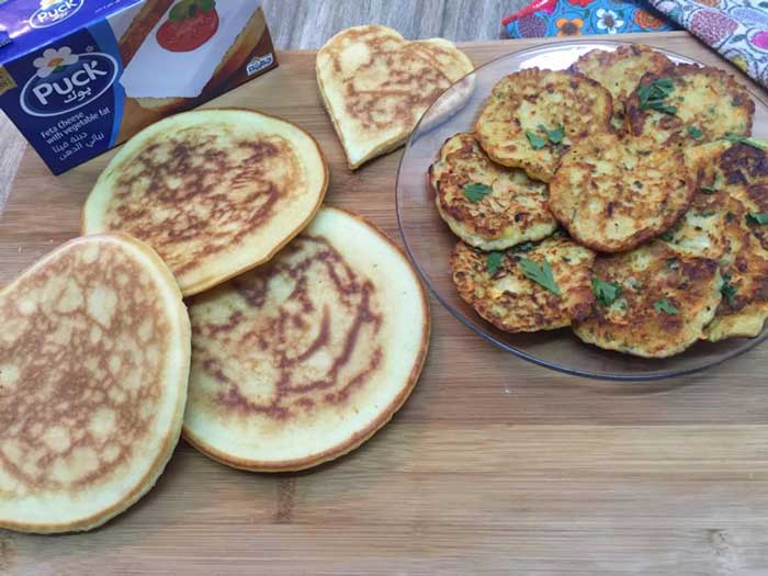 بان كيك الخضار وخبز الحليب بدون فرن