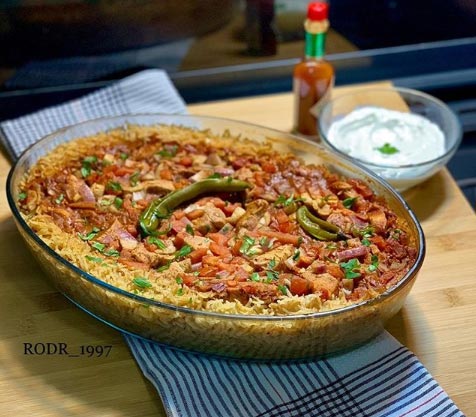 طريقة-عمل-كبسة-الدجاج-بالميكروويف-سهلة-وسريعة طريقة عمل كبسة الدجاج بالميكروويف سهلة وسريعة
