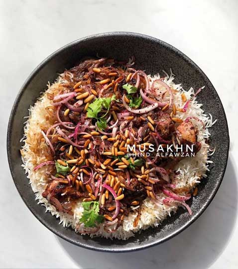 طريقة-عمل-مقلوبة-دجاج-مسخن-لذيذة-وسهلة طريقة عمل مقلوبة دجاج