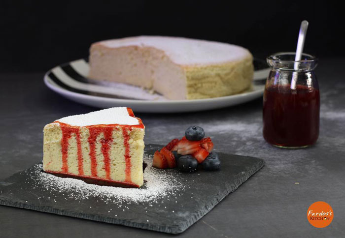 تشيز-كيك طريقة عمل تشيز كيك ياباني