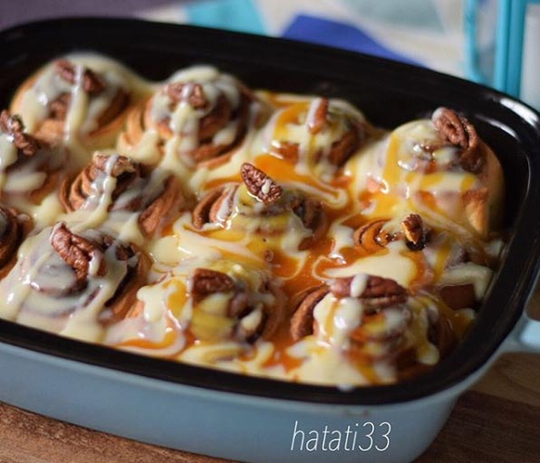 طريقة عمل رولات السينابون