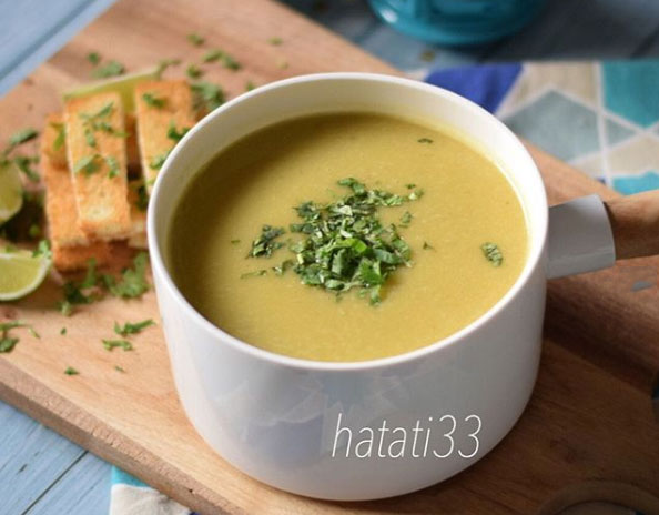 شوربة-خضار طريقة عمل شوربة خضار بالدجاج