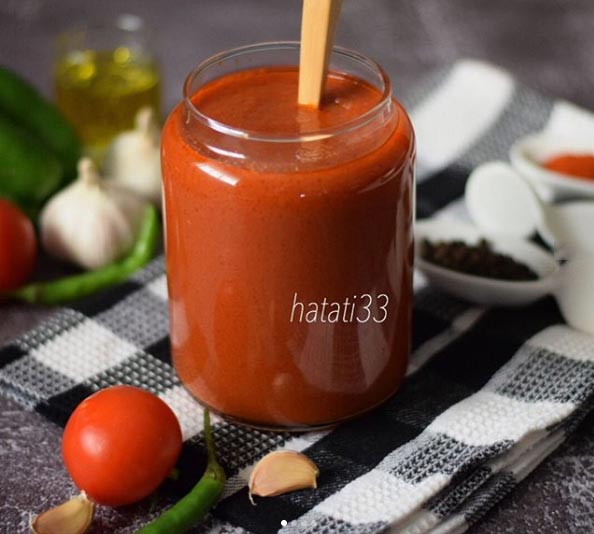 صلصة-بيتزا طريقة عمل صلصة البيتزا المنزلية