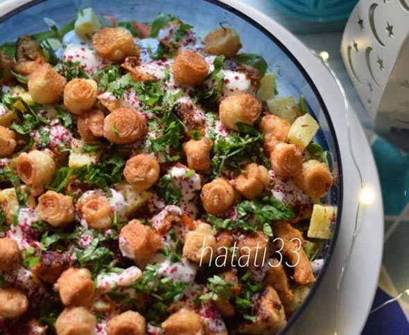 طريقة عمل فتة الشيش طاووق