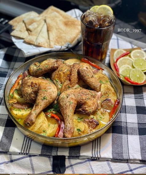 صينية-دجاج طريقة عمل صينية البطاطس بالدجاج