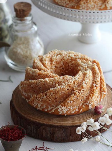 طريقة عمل كيكة قرص عقيلي