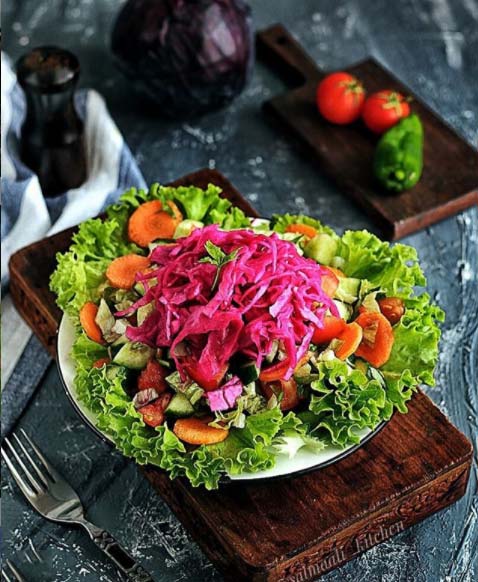 مخلل-الملفوف طريقة عمل مخلل الملفوف الأحمر