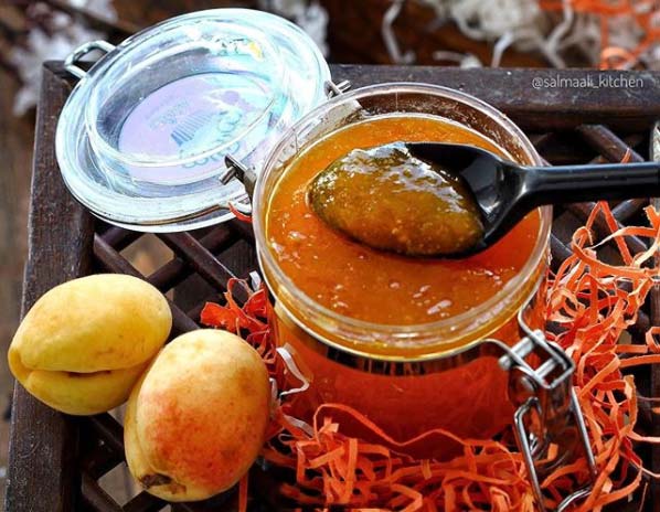 مربى-المشمشم طريقة عمل مربى المشمش في البيت