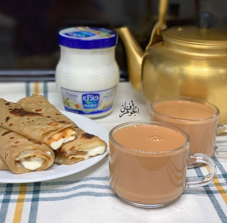 طريقة عمل شاي حليب