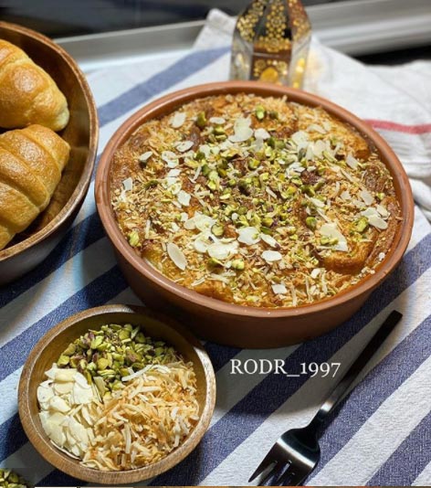 طريقة عمل ام علي بالكرواسون سهلة واقتصادية