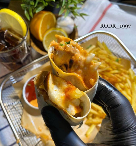 طريقة عمل شاورما دجاج بالجبن سريعة