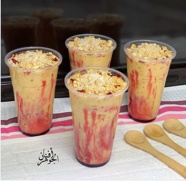 طريقة عمل عصير عرايسي بالمانجو