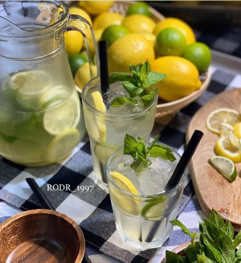 طريقة عمل عصير ليمون بالنعناع