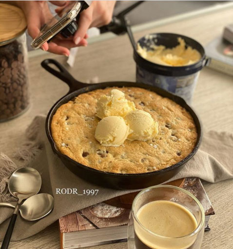 كوكيز-بالأيس-كريم طريقة عمل قنبلة كوكيز بالشوكولاتة