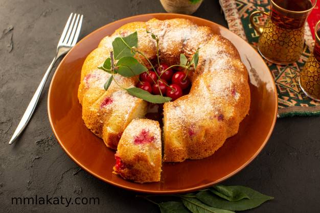 كيكة الحليب المحموس بدون دقيق كيكة الحليب المحموس بدون دقيق